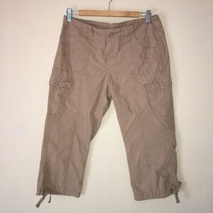 Womens BCG active outdoor crop pants with pockets sz 6